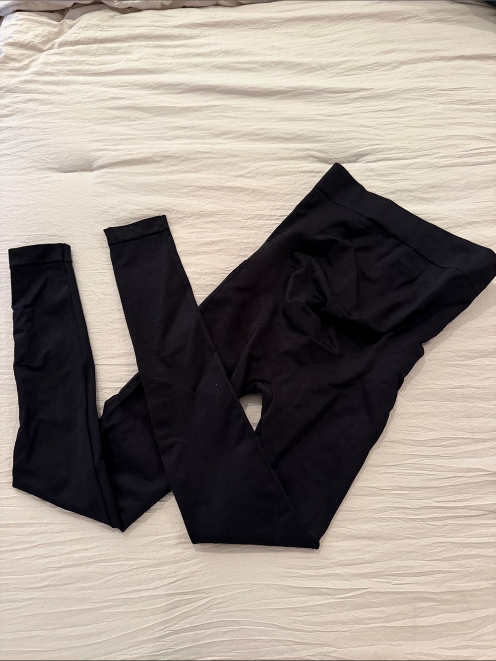 BLANQI Black Maternity/Nursing Leggings - Supportive Stretch